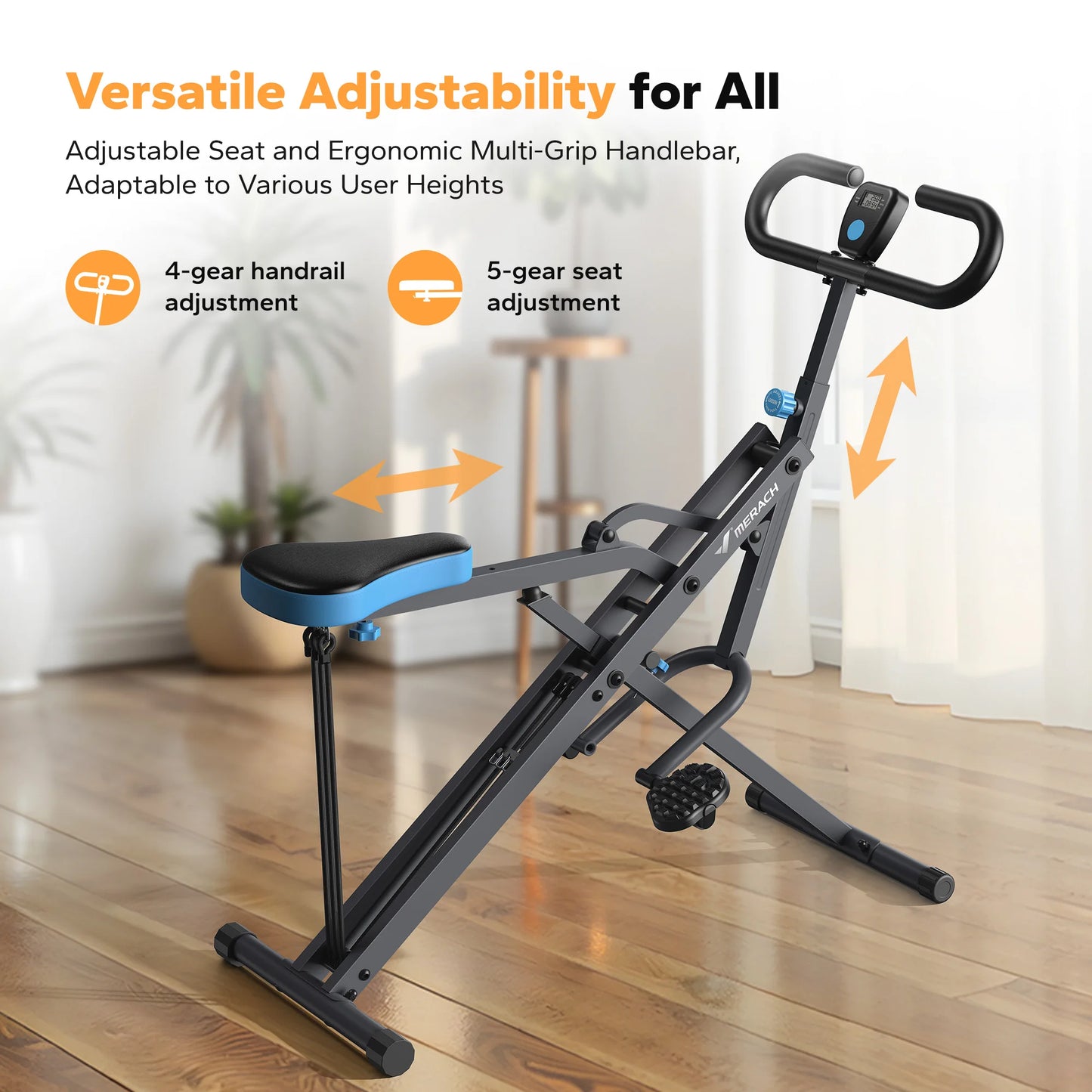 2-in-1 Squat & Rowing Machine – Foldable - BluePeak Ventures