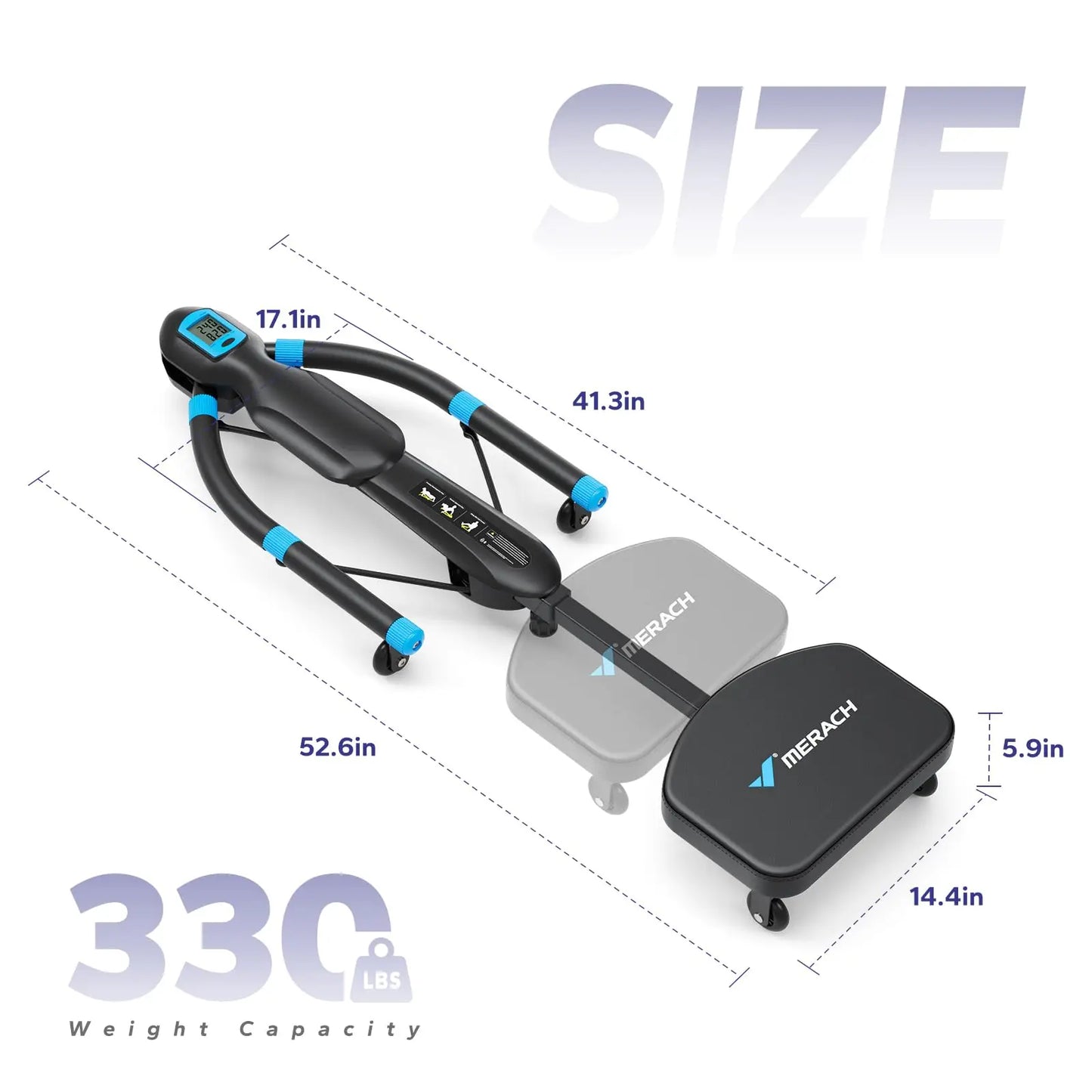 5-in-1 Core Trainer Ab & Rowing Machine – Multifunctional Home Gym Fitness Equipment - BluePeak Ventures