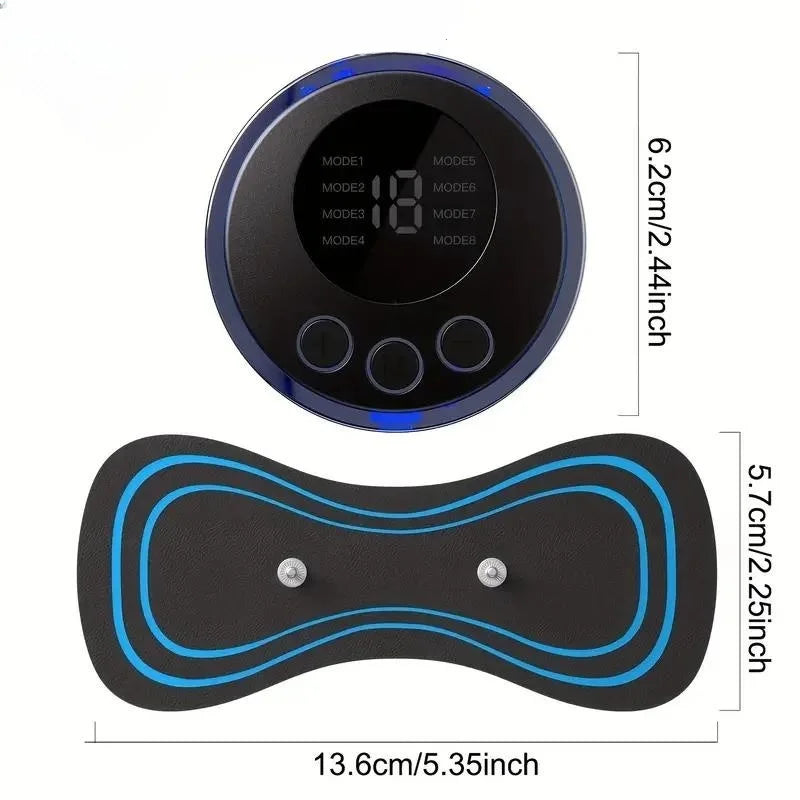 Mini USB Rechargeable Massage Patch – Portable Full Body Muscle Relaxer - BluePeak Ventures