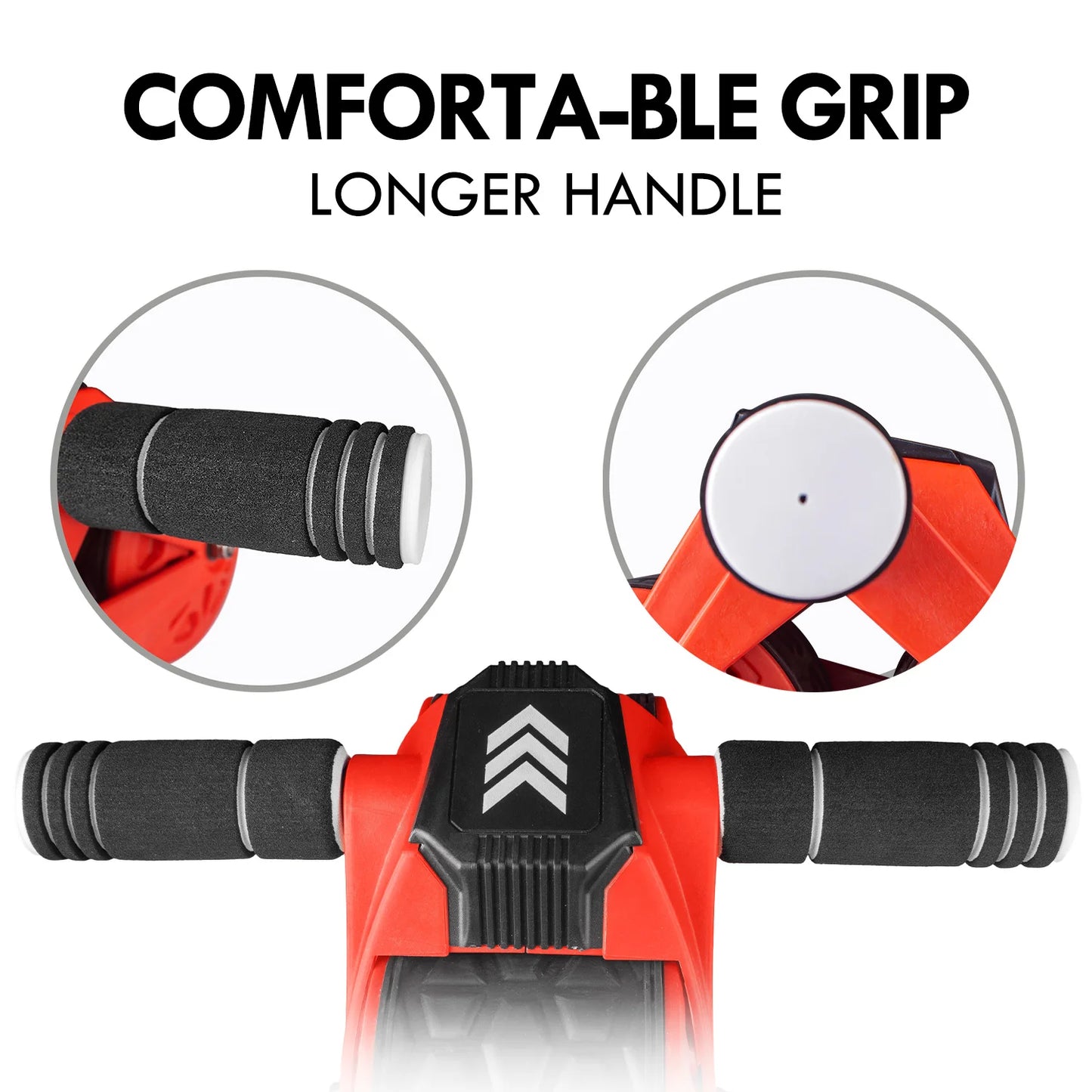 Ab Wheel Roller Automatic Rebound with Knee Pad Mat - BluePeak Ventures