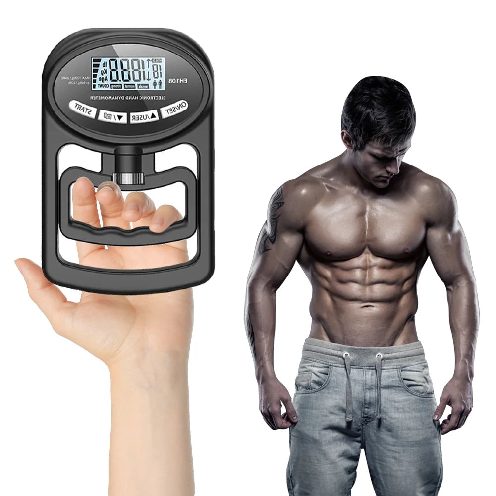 Digital Hand Dynamometer 265Lbs/120Kg – Precision Grip Strength Trainer - BluePeak Ventures