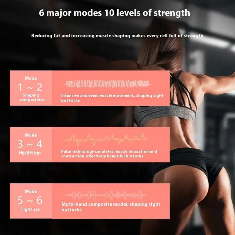 Wireless Hip Trainer & Buttocks Muscle Stimulator – Body Lifting & Toning Massager - BluePeak Ventures