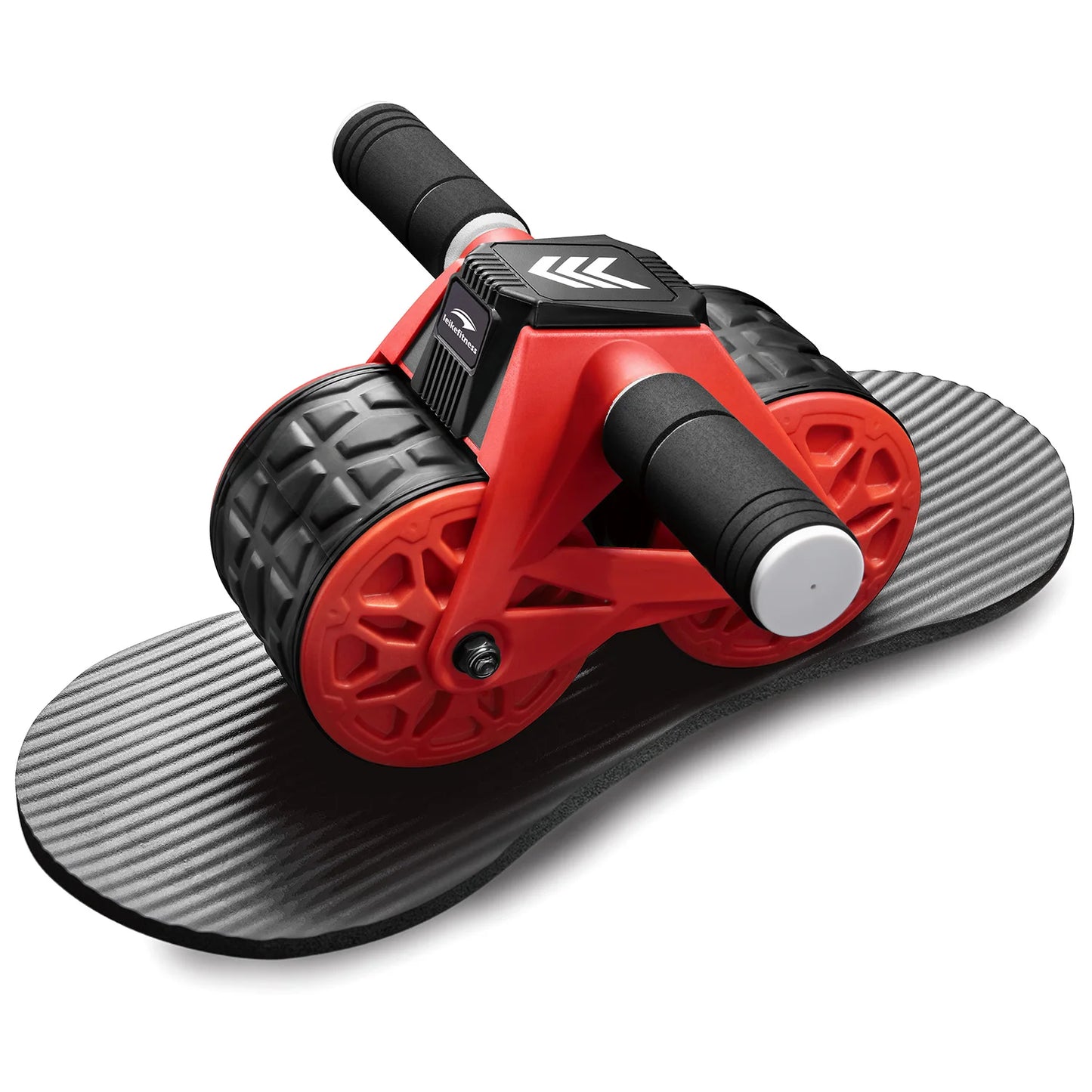 Ab Wheel Roller Automatic Rebound with Knee Pad Mat - BluePeak Ventures