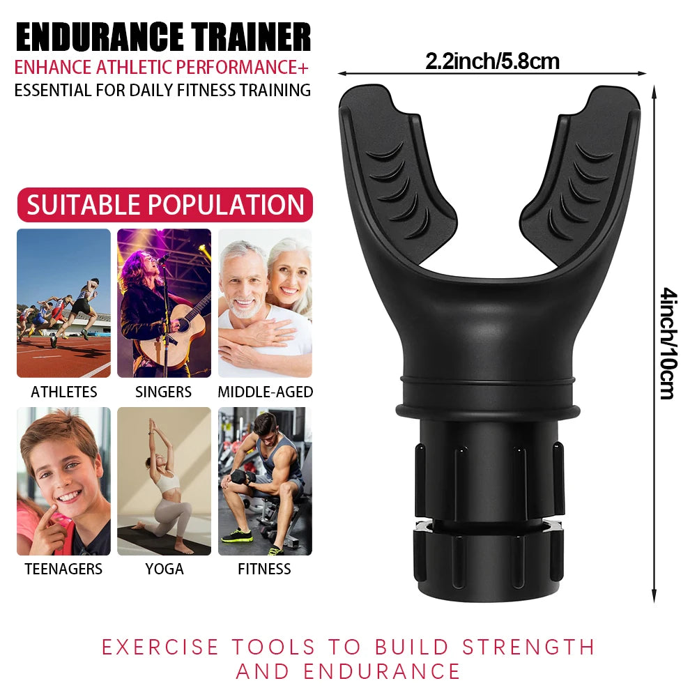 Portable Breathing Trainer for Lung Strength & Endurance - BluePeak Ventures
