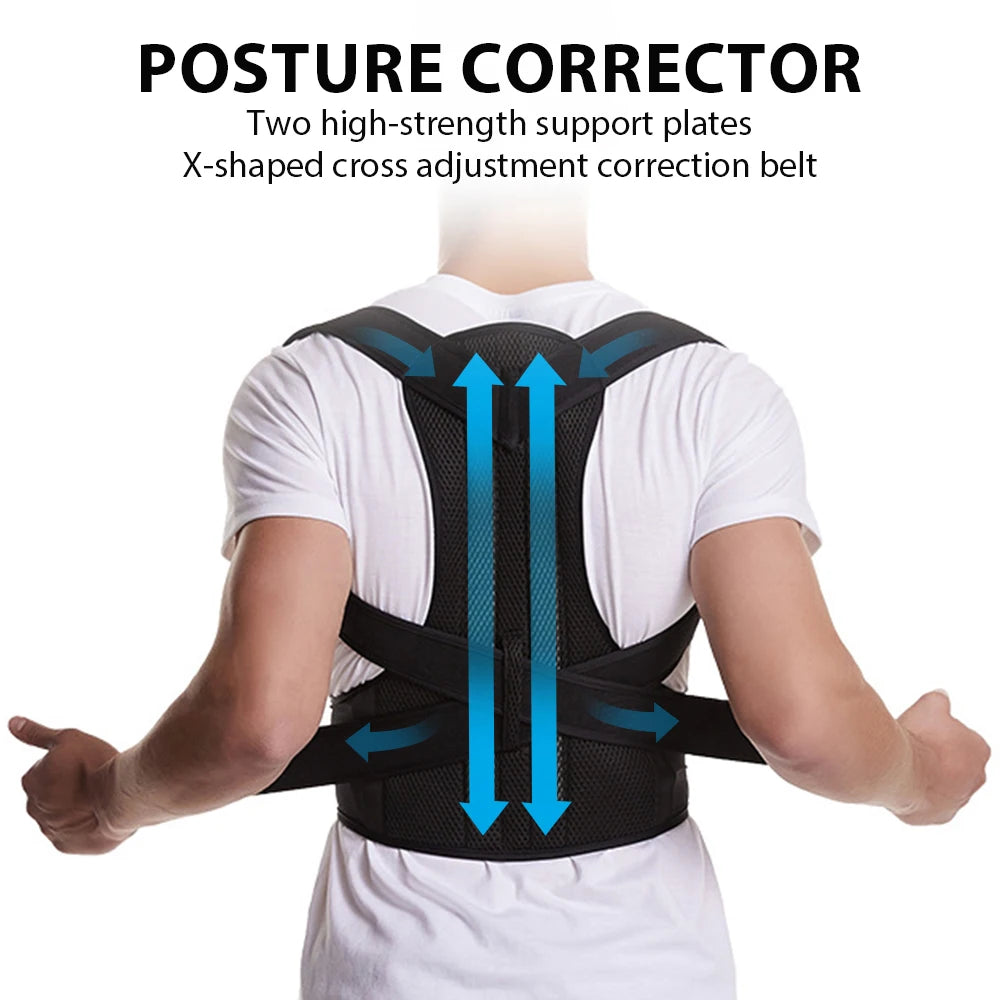Adjustable Posture Corrector Belt Lumbar Support - BluePeak Ventures