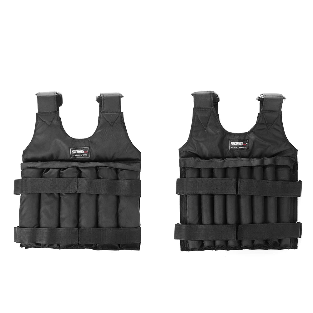 Adjustable Weighted Vest Jacket - for Running, Training & Fitness Workouts - BluePeak Ventures