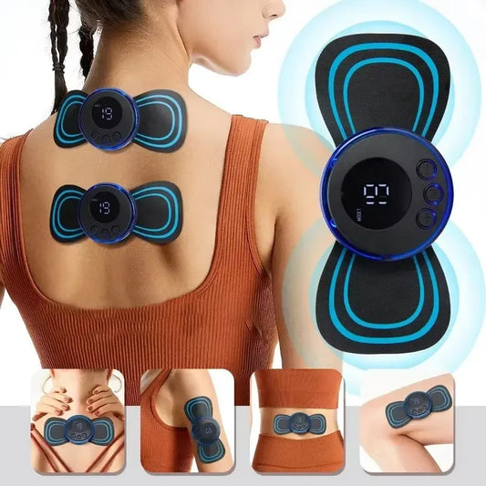 Mini USB Rechargeable Massage Patch – Portable Full Body Muscle Relaxer - BluePeak Ventures