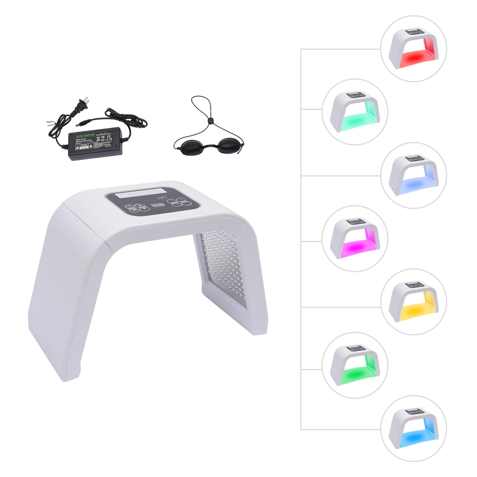 7-Color LED Light Therapy Mask – Rejuvenate, Brighten & Repair Your Skin at Home - BluePeak Ventures
