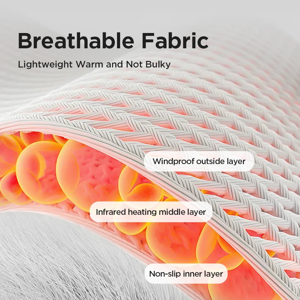 Electric Heating Wrist Massager – Hot Compress & Vibration Therapy Wristband - BluePeak Ventures