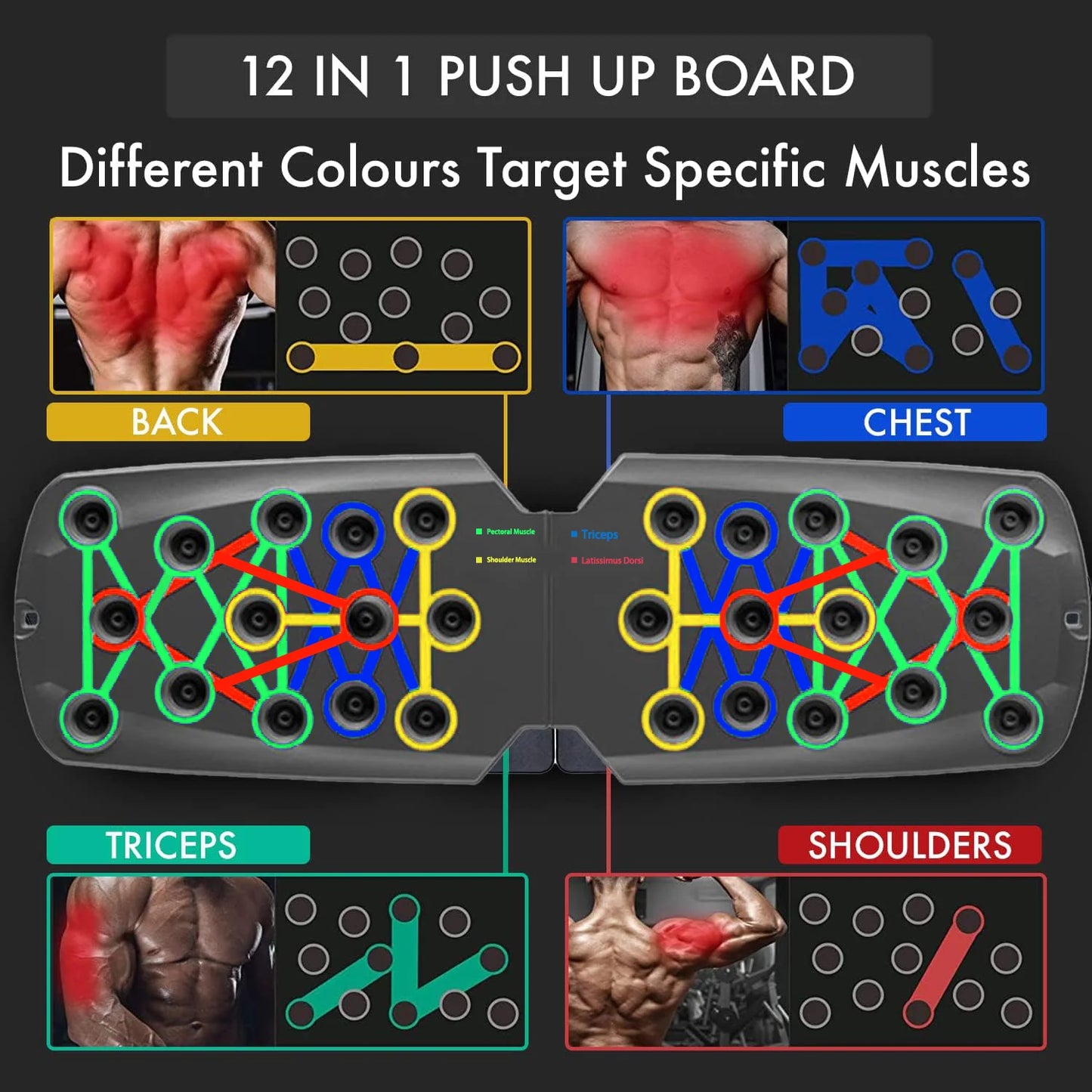 9 in 1 Multifunctional Push Up Board - BluePeak Ventures