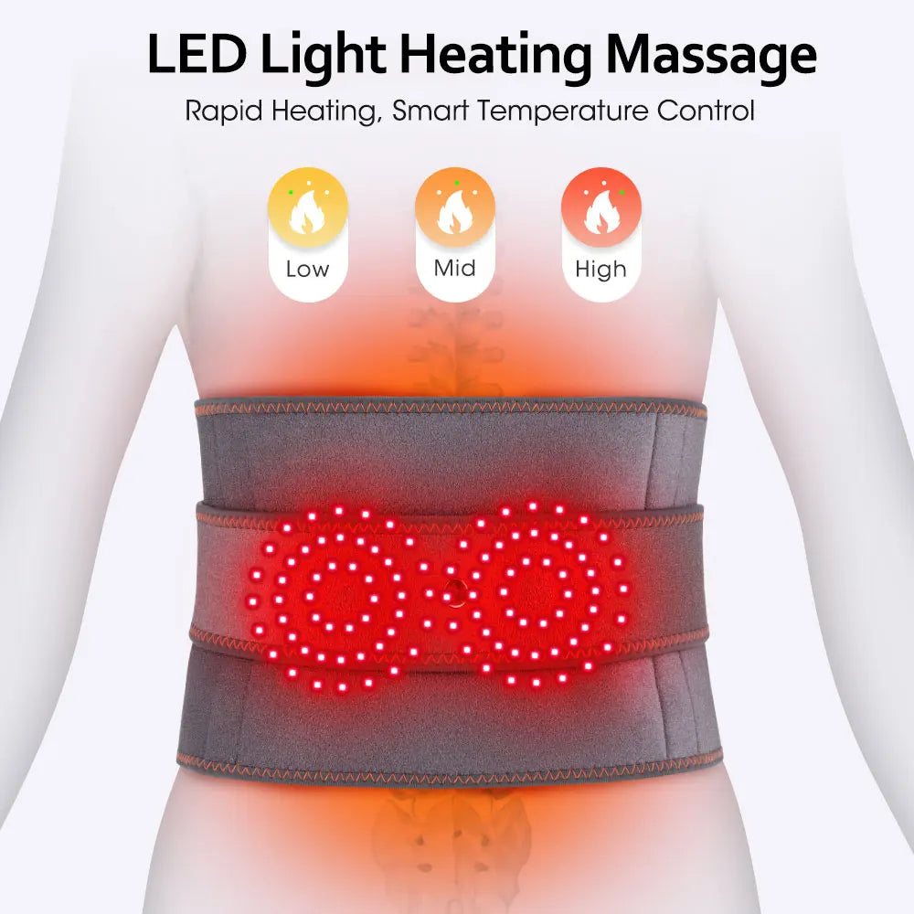 Electric Heating Waist Massager Support Belt - BluePeak Ventures