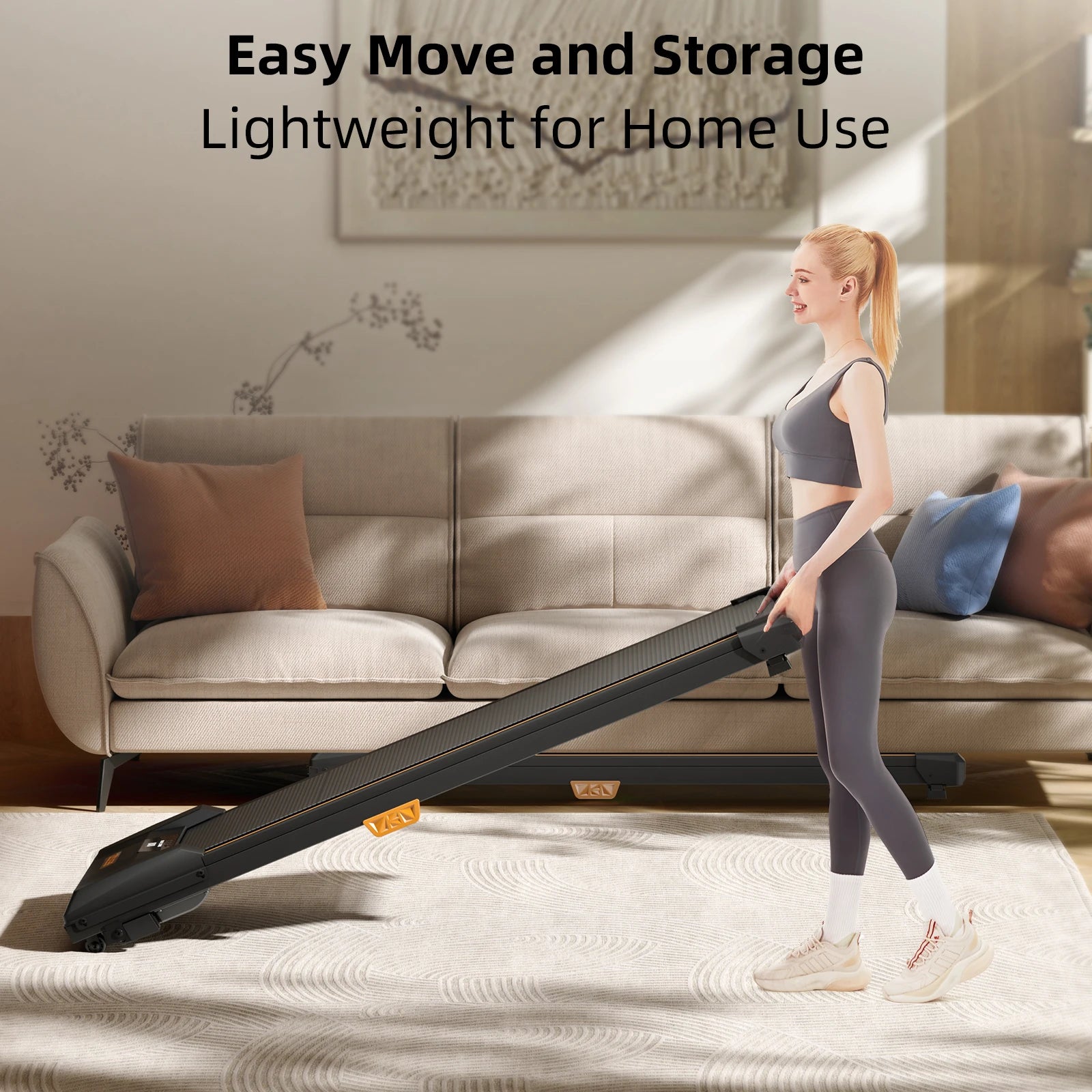 Compact Under Desk Incline Treadmill – 2.5HP Walking Pad - BluePeak Ventures