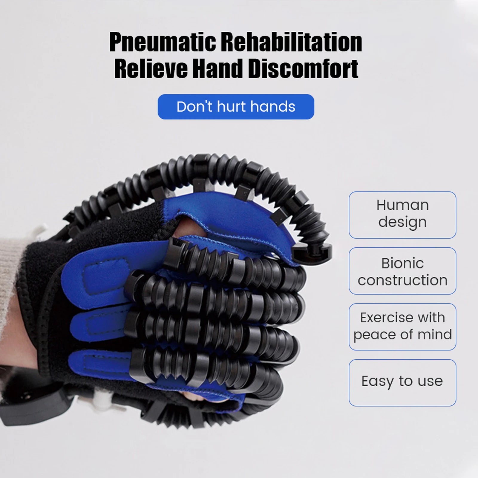 Intelligent Rehabilitation Robot Gloves – Stroke and Hemiplegia Hand Therapy Massage Training Gloves - BluePeak Ventures