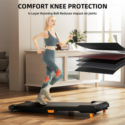 Compact Under Desk Incline Treadmill – 2.5HP Walking Pad - BluePeak Ventures