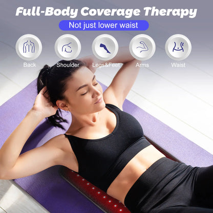 Red & Infrared Therapy Belt – Wearable LED Body Wrap for Muscle & Skin  Relief - BluePeak Ventures