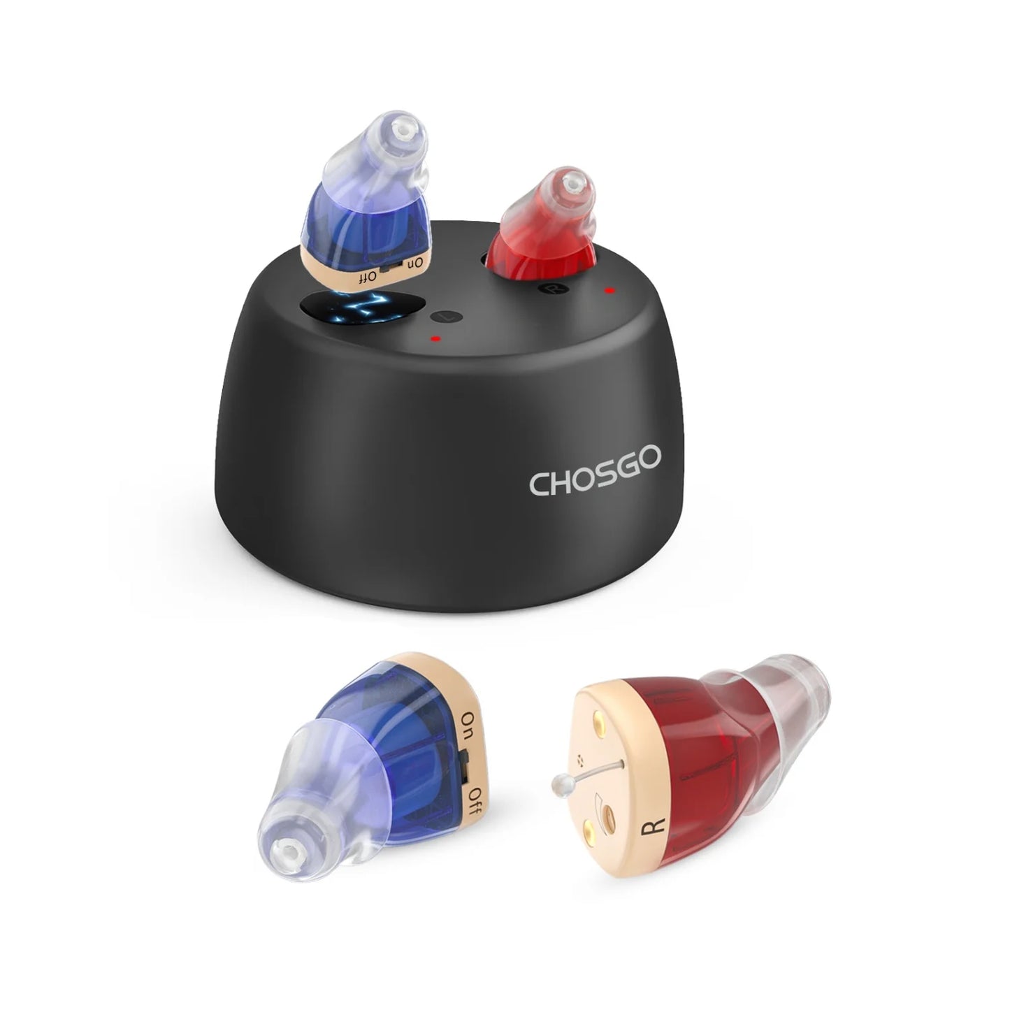 Hearing Aids Rechargeable with Noise Cancelling - BluePeak Ventures