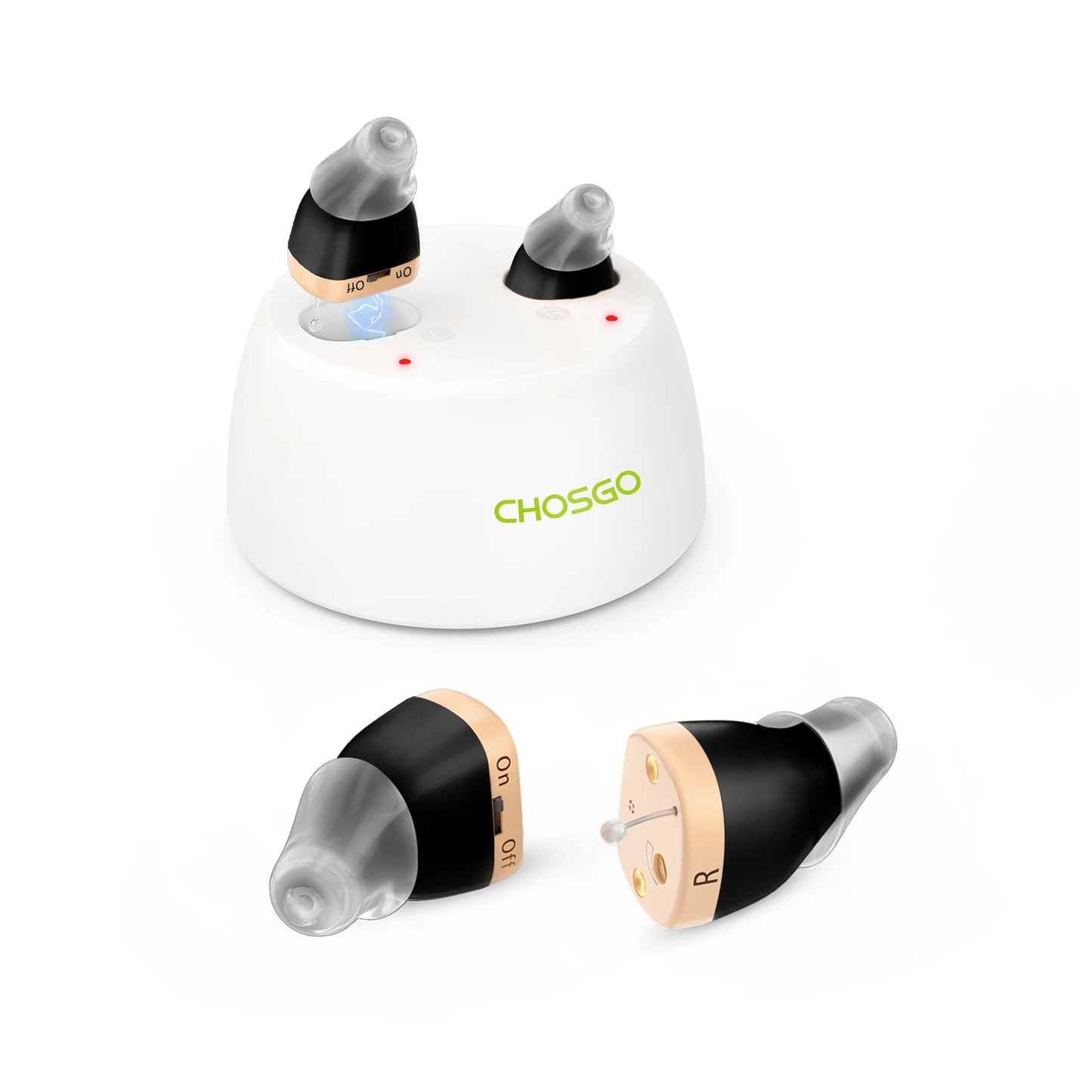 Hearing Aids Rechargeable with Noise Cancelling - BluePeak Ventures