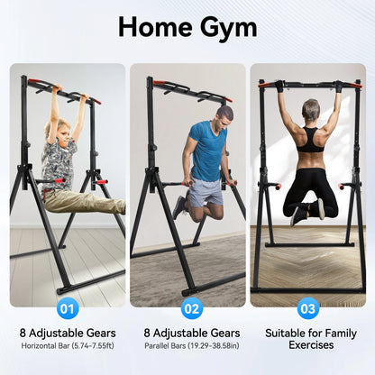 Adjustable Home Pull Up Bar – Triangular Pull Up Station for Full-Body Strength Training - BluePeak Ventures