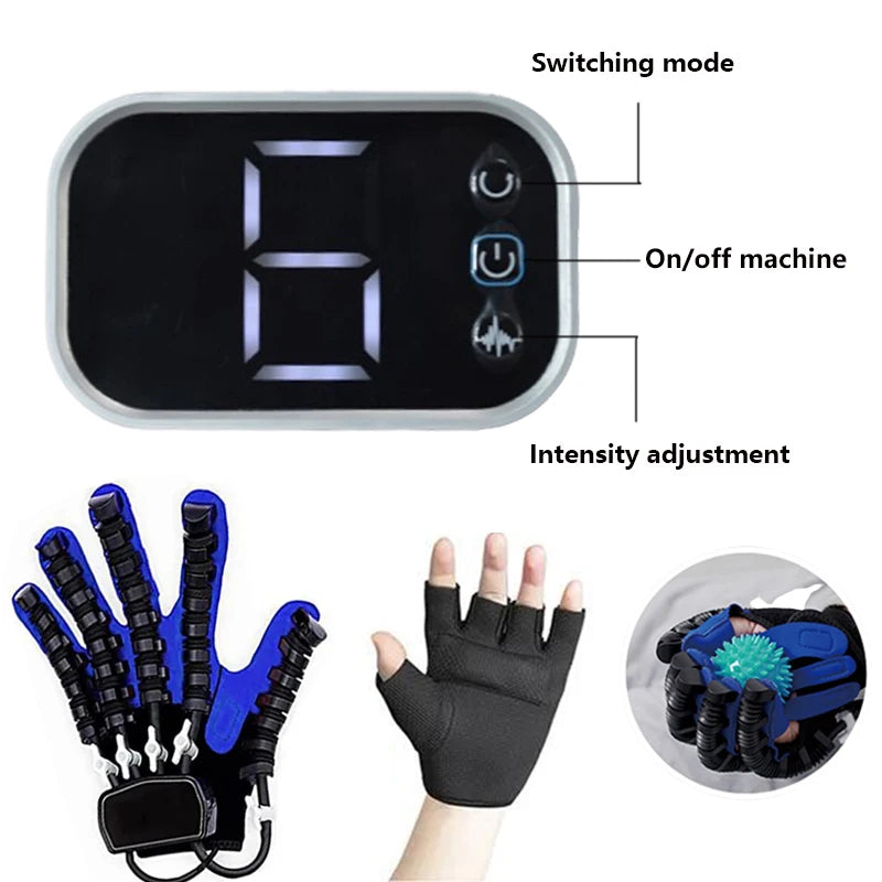 Intelligent Rehabilitation Robot Gloves – Stroke and Hemiplegia Hand Therapy Massage Training Gloves - BluePeak Ventures