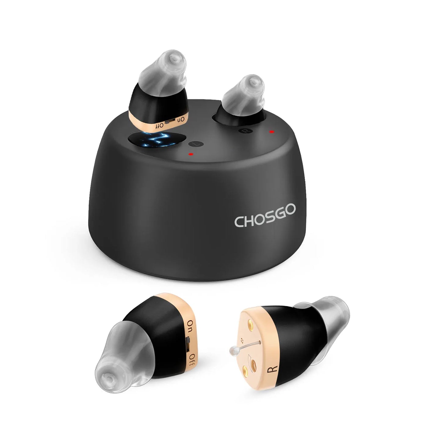 Hearing Aids Rechargeable with Noise Cancelling - BluePeak Ventures
