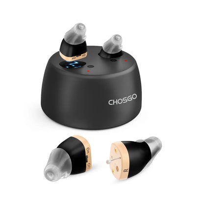 Hearing Aids Rechargeable with Noise Cancelling - BluePeak Ventures