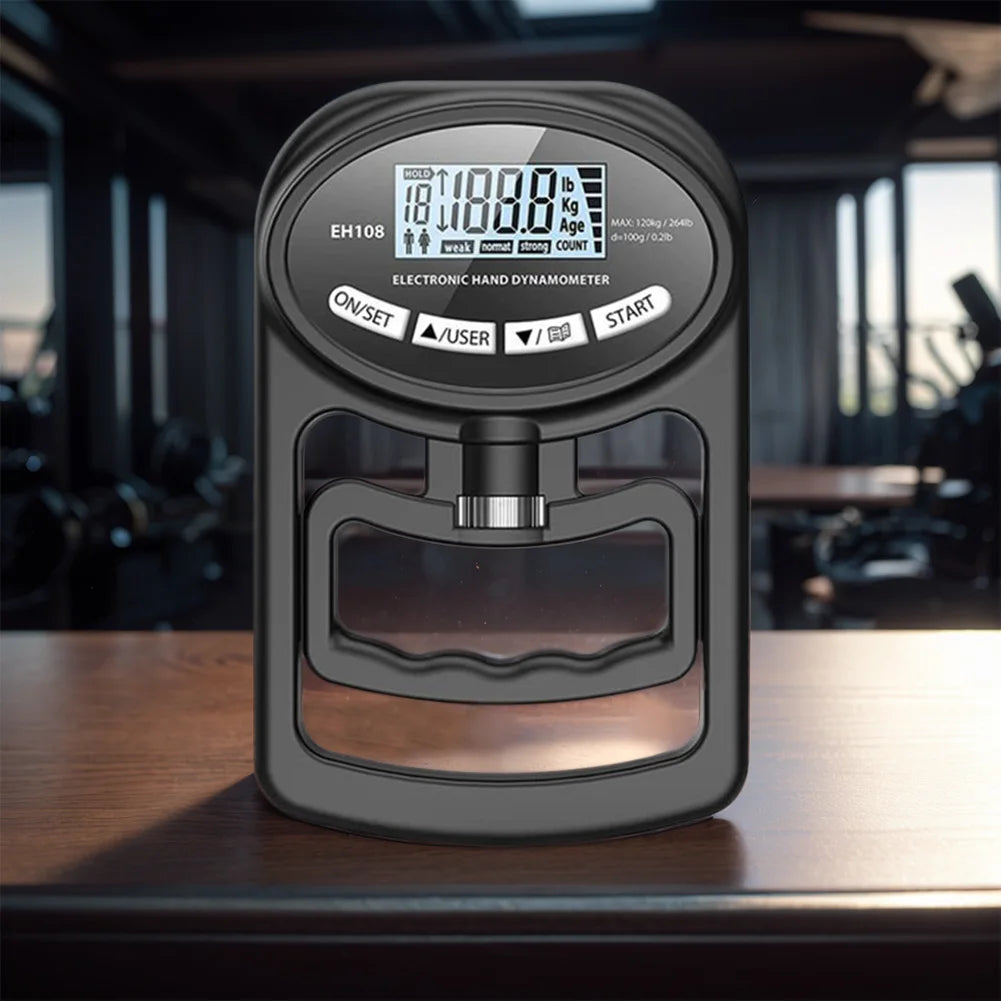 Digital Hand Dynamometer 265Lbs/120Kg – Precision Grip Strength Trainer - BluePeak Ventures