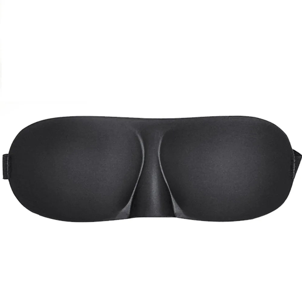 3D Sleeping Eye Mask Blindfold – Soft Padded Sleep Shade for Travel & Relaxation - BluePeak Ventures