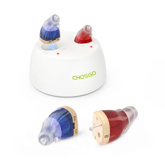 Hearing Aids Rechargeable with Noise Cancelling - BluePeak Ventures