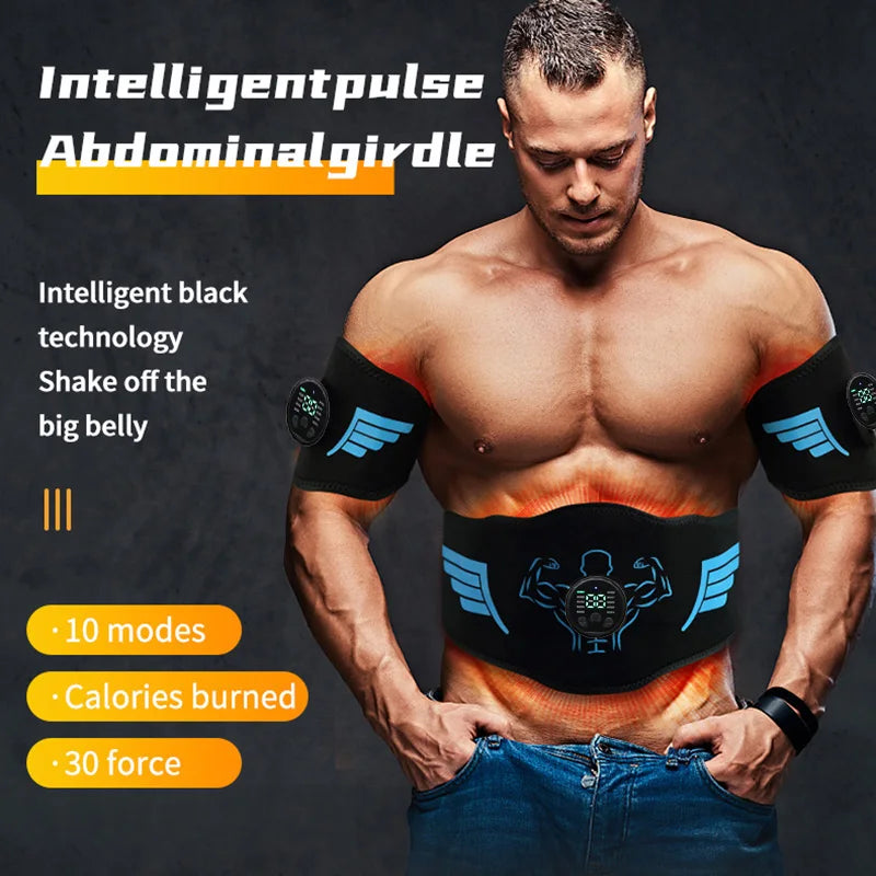EMS Abdominal Toning Belt – USB Rechargeable Abs Trainer - BluePeak Ventures