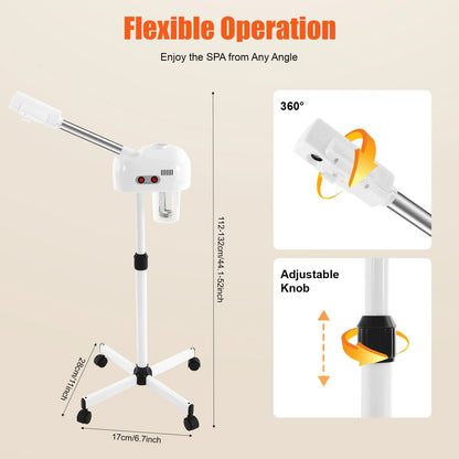 Ozone-Infused Facial Steamer – Deep Skin Hydration & Pore Detox - BluePeak Ventures