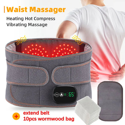 Electric Heating Waist Massager Support Belt - BluePeak Ventures