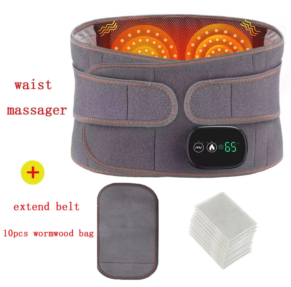 Electric Heating Waist Massager Support Belt - BluePeak Ventures