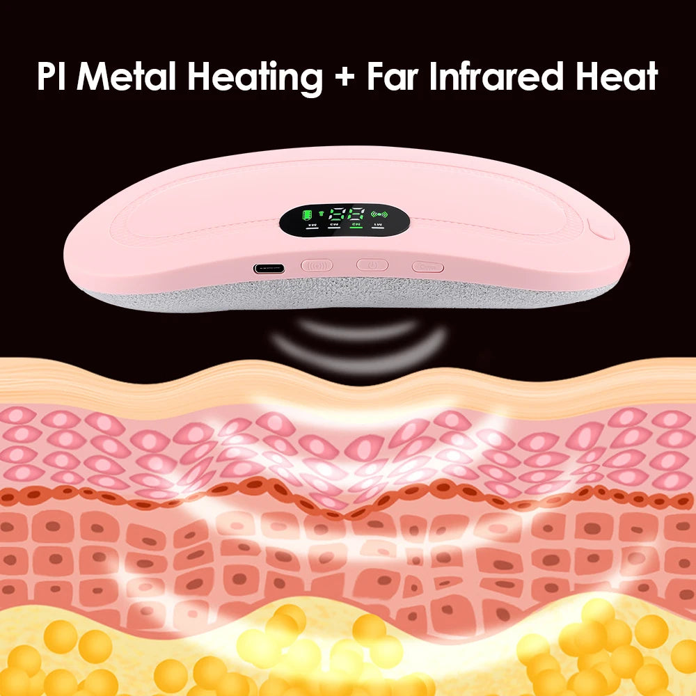 MENSTRUAL RELIEF ELECTRIC HEATING BELT- Electric Period Cramp Massager - BluePeak Ventures