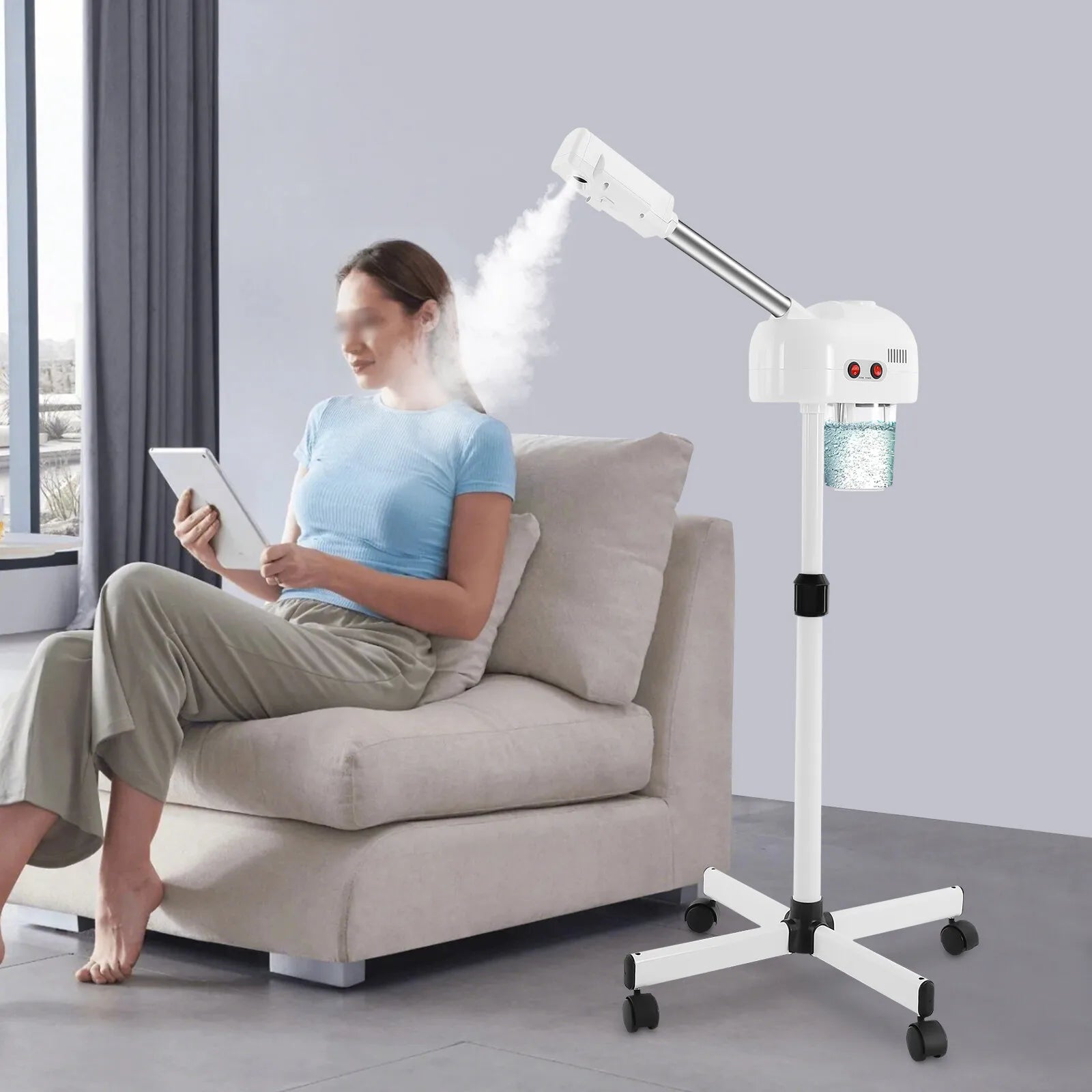 Ozone-Infused Facial Steamer – Deep Skin Hydration & Pore Detox - BluePeak Ventures