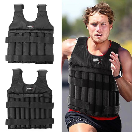 Adjustable Weighted Vest Jacket - for Running, Training & Fitness Workouts - BluePeak Ventures