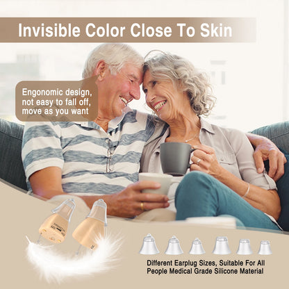 Hearing Aids Rechargeable with Noise Cancelling - BluePeak Ventures