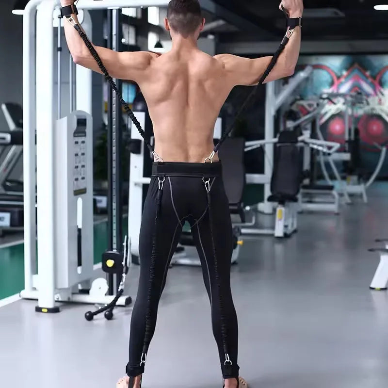 12-Piece Resistance Bands & Stretching Strap Set – Full Body Strength - BluePeak Ventures