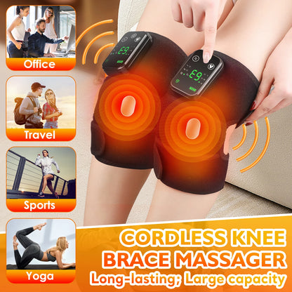 Rechargeable Heating Shoulder Brace – Vibration Massage Support for Joint Pain - BluePeak Ventures