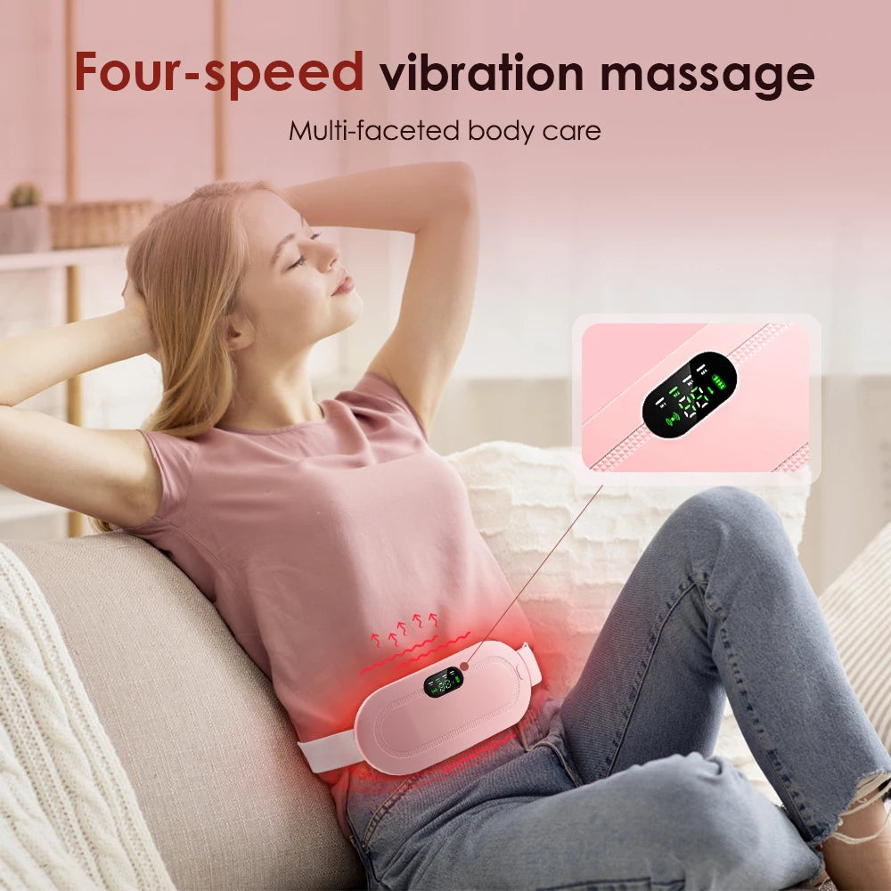 MENSTRUAL RELIEF ELECTRIC HEATING BELT- Electric Period Cramp Massager - BluePeak Ventures